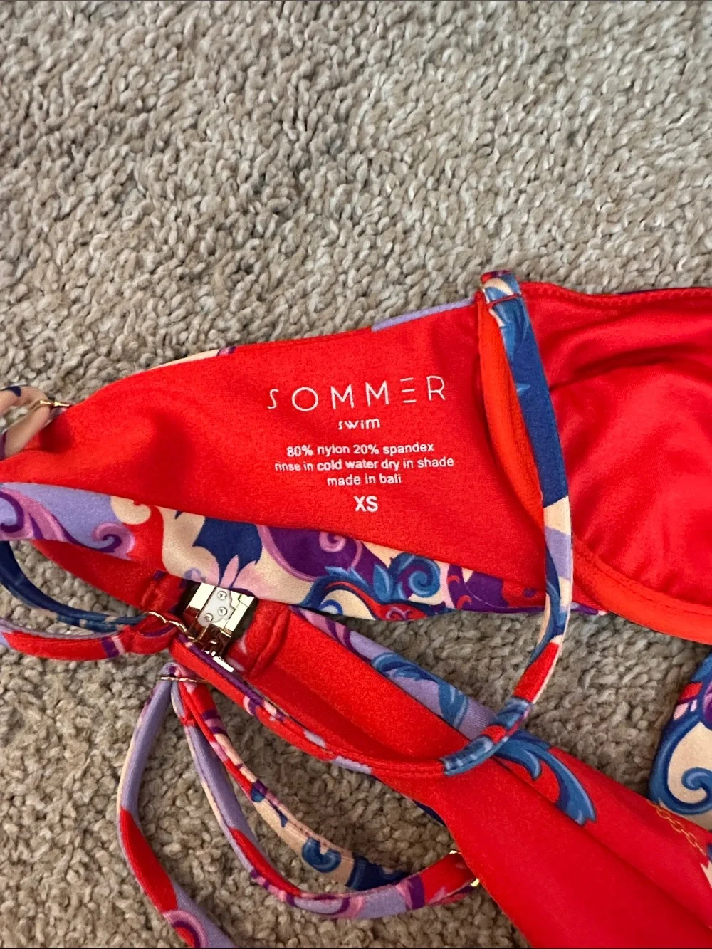 SOMMER swim bikini set in “Rococo” pattern - Picture 6 of 6